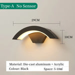 Détail de l'applique murale LED éventail avec finition aluminium