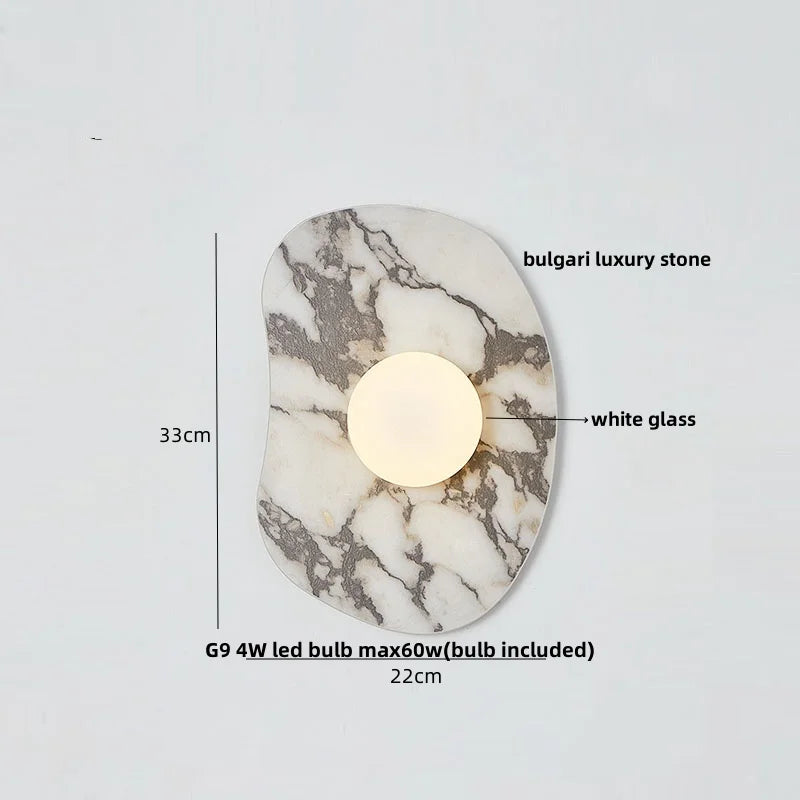 Lampe de lecture LED pierre blanche Ombre Interieur