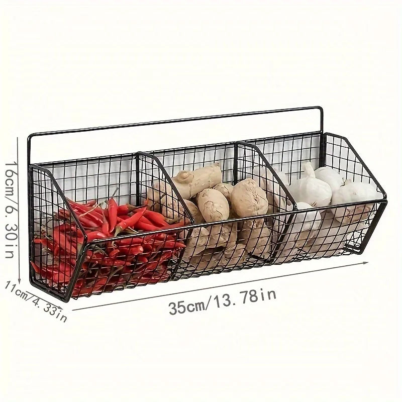 Panier de cuisine suspendu pour légumes et gingembre