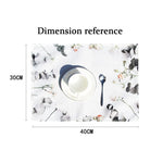 Set de table lin multicolore