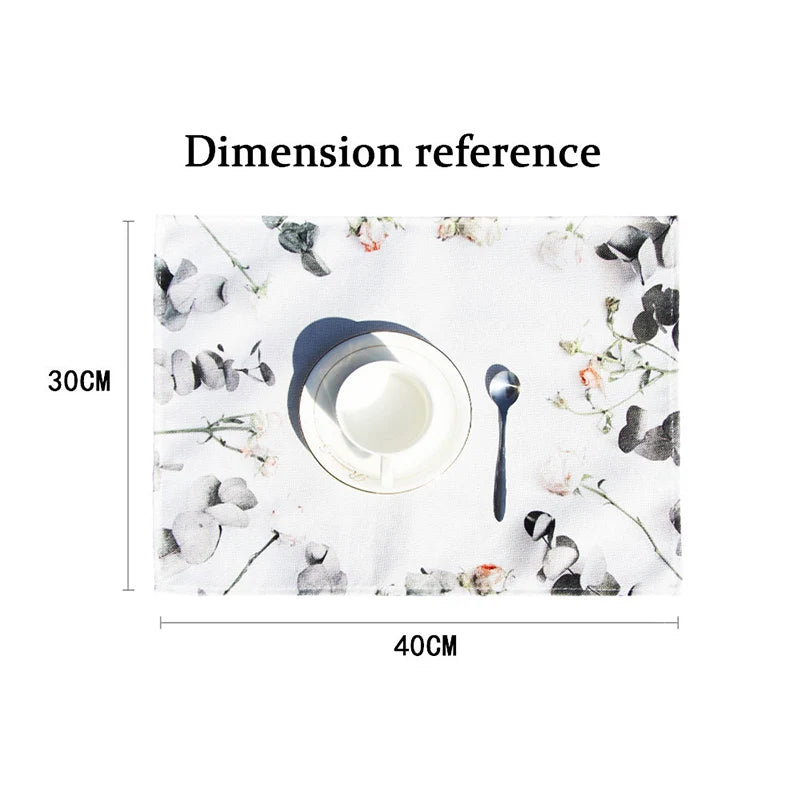 Set de table lin multicolore