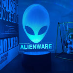 Lampe veilleuse Alien avec personnages manga