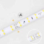 Comparaison des températures de couleur de la bande LED (3000K à 6000K)