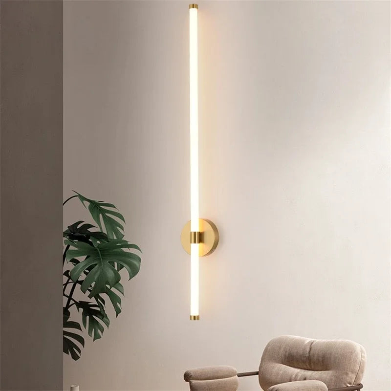 Applique murale LED longue design moderne blanc