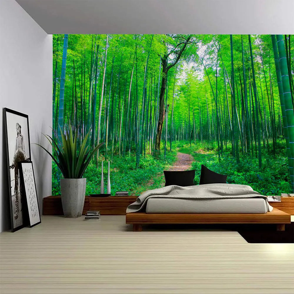 Décoration zen bambou intérieur