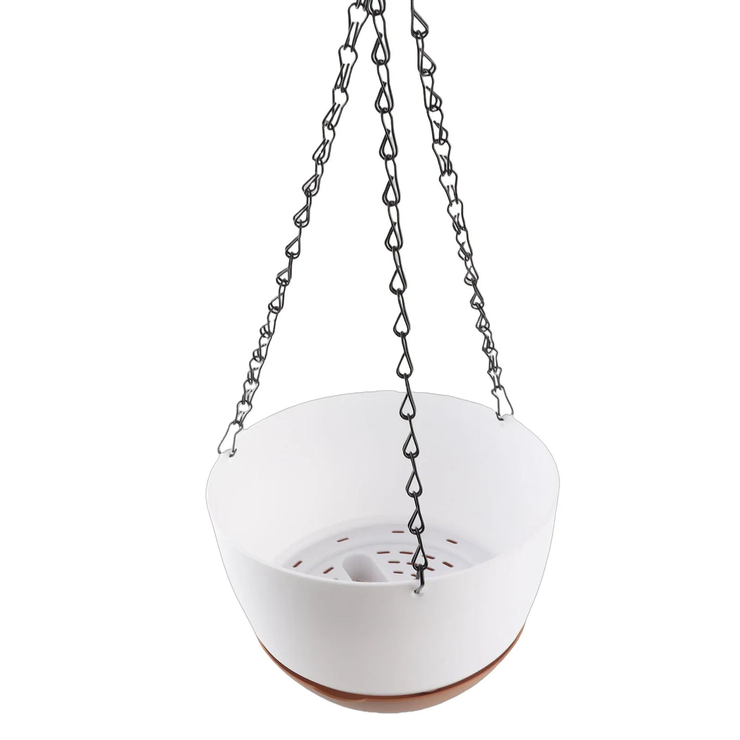 Panier suspendu balcon avec plante lierre