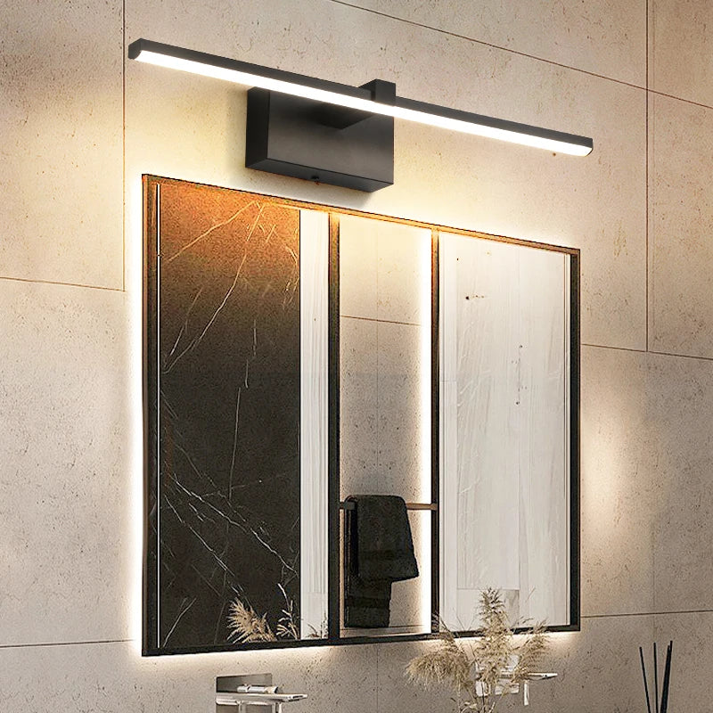 Détail de l'applique murale LED avec abat-jour en verre - Éclairage moderne