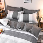 Ensemble literie 3 pièces avec housse de couette et taies d'oreiller