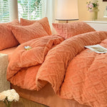 Housse de couette beige 220x240 sur lit double