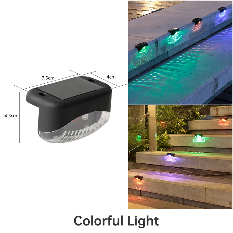 Détail de l'installation de la lampe solaire sur mur extérieur