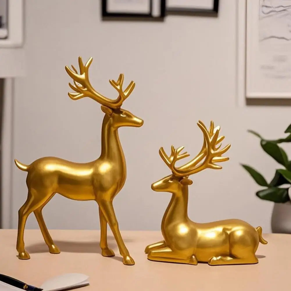 Figurine de renne rouge pour ambiance festive