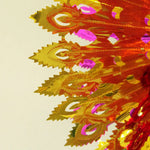 Feuille aluminium avec anneaux de suspension