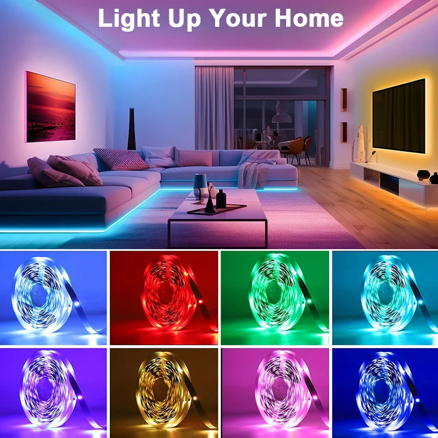 Contrôle par application smartphone du ruban LED