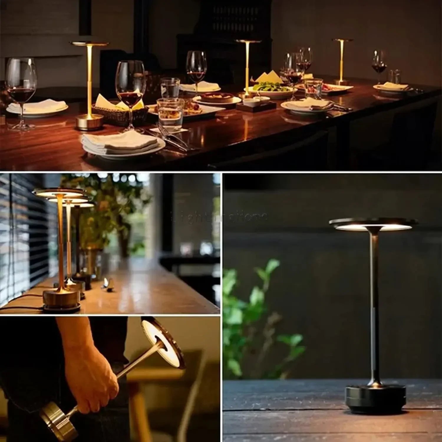 Détail de l'interrupteur tactile de la lampe LED