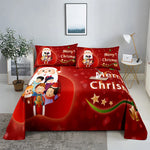 Taie d'oreiller assortie avec motif festif de Noël