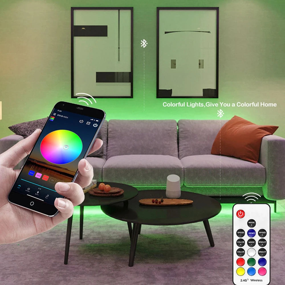 Éclairage LED adressable pour salon