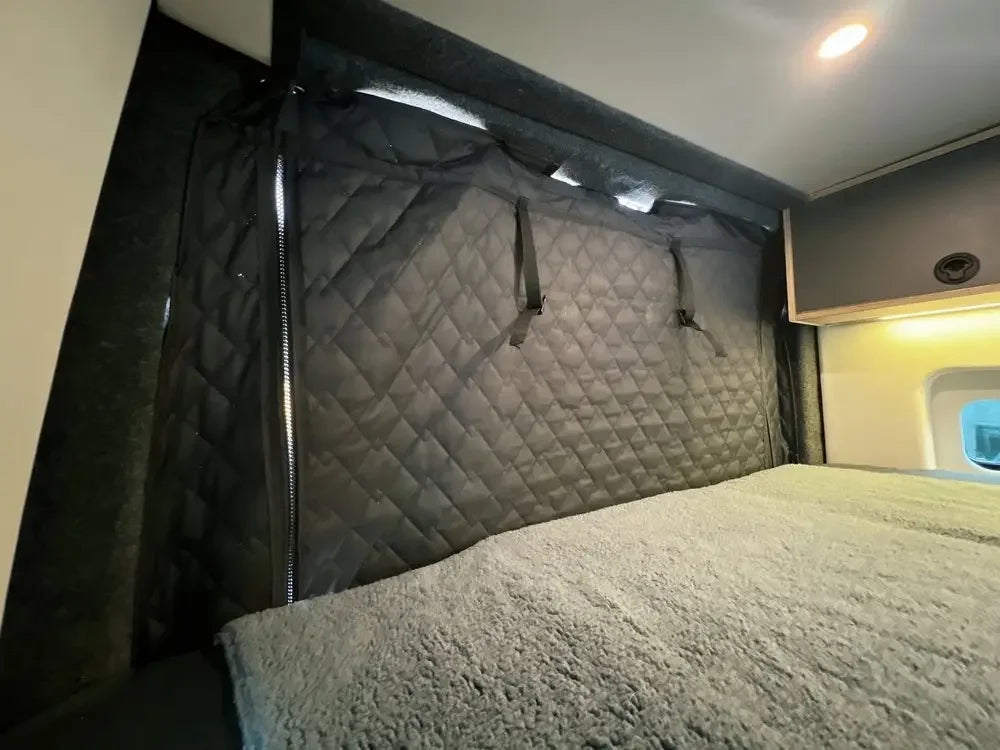 Détail du tissu ripstop matelassé imperméable