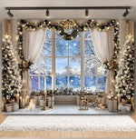 Fond photo Noël professionnel pour portrait enfants