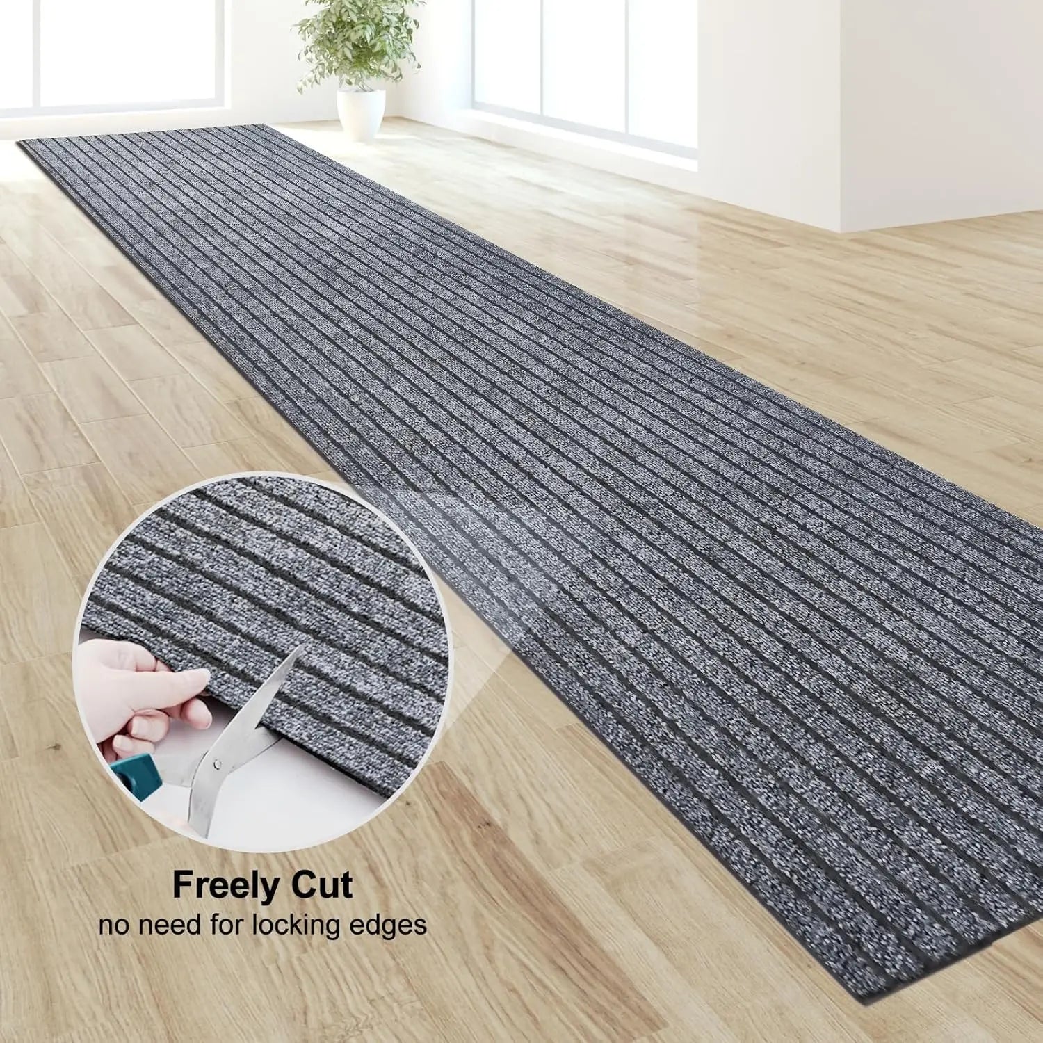 Tapis de cuisine antidérapant rouge dans une cuisine moderne