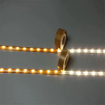Ruban LED occultant jaune ambiance tamisée