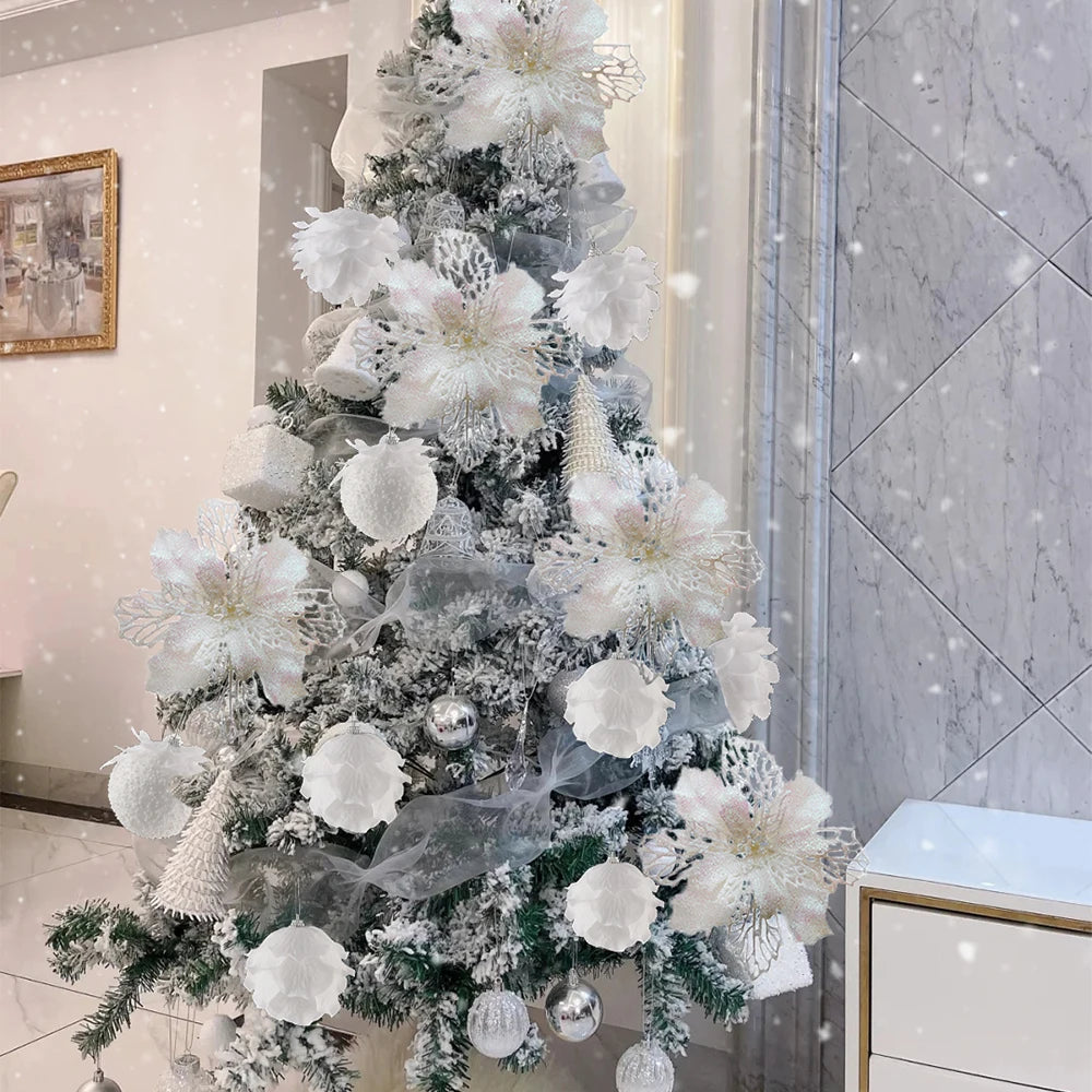 Détail de la texture mousse IkFoam des boules de Noël