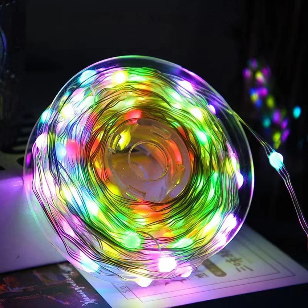 Guirlande LED chambre à coucher avec effets lumineux