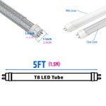 Tube néon LED 150 cm en V rouge