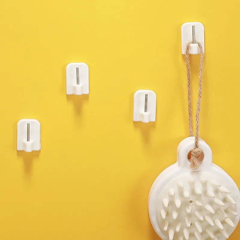 Lot de 10 crochets adhésifs pour rideaux