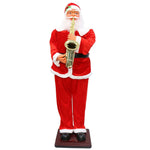 Père Noël chantant et dansant taille réelle 70 pouces décoration Noël professionnel