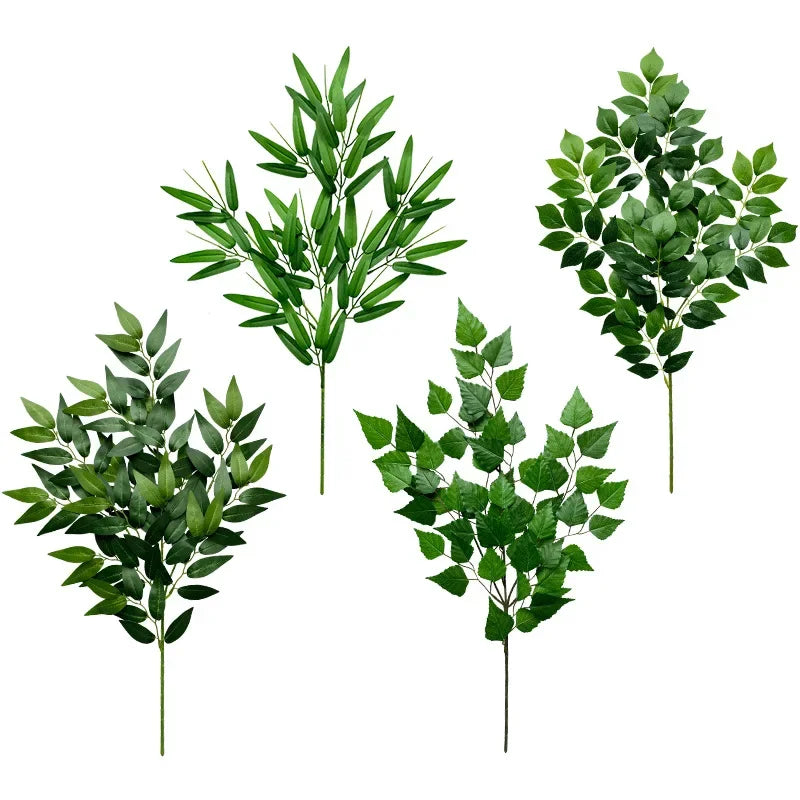 Branche d'eucalyptus artificiel rose profond 68 cm