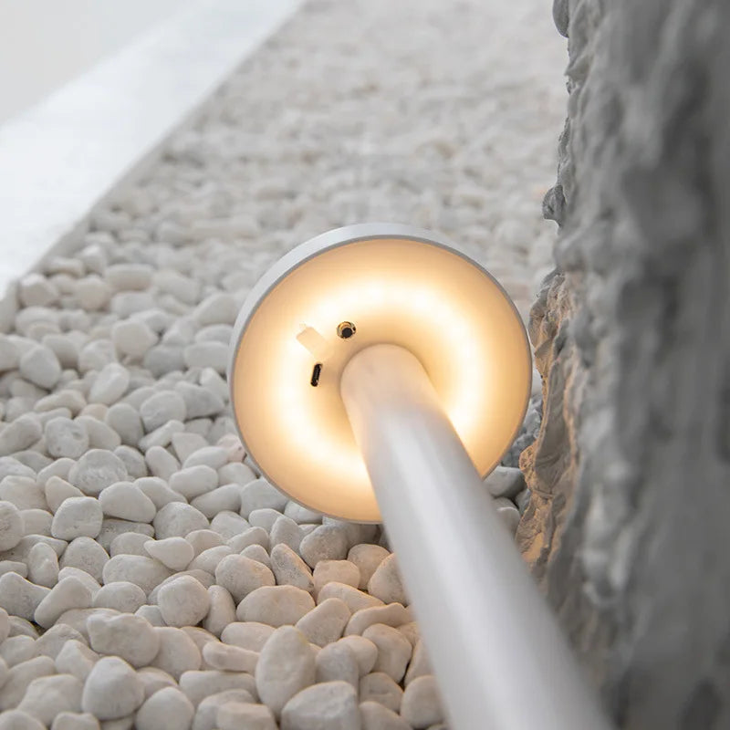 Lampe champignon design blanc chaud ambiance cosy