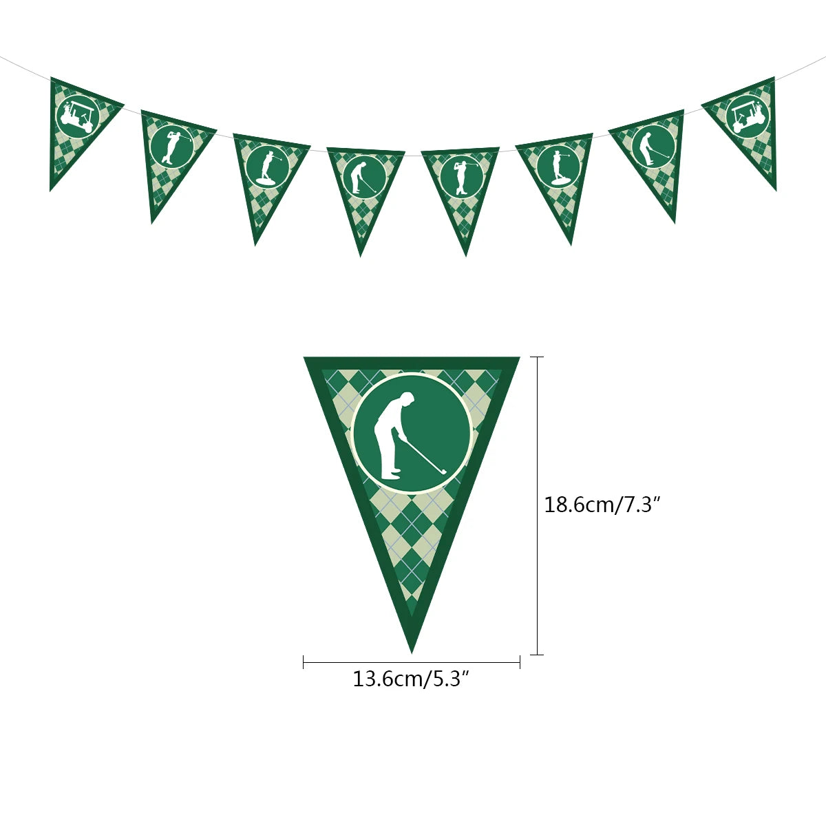 Disposition complète kit décoration anniversaire thème sport
