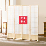 Cloison mobile style japonais vert clair