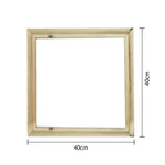 Cadre DIY bois naturel 18x24 vue de face