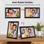 Interface de l'application de partage de photos sur smartphone