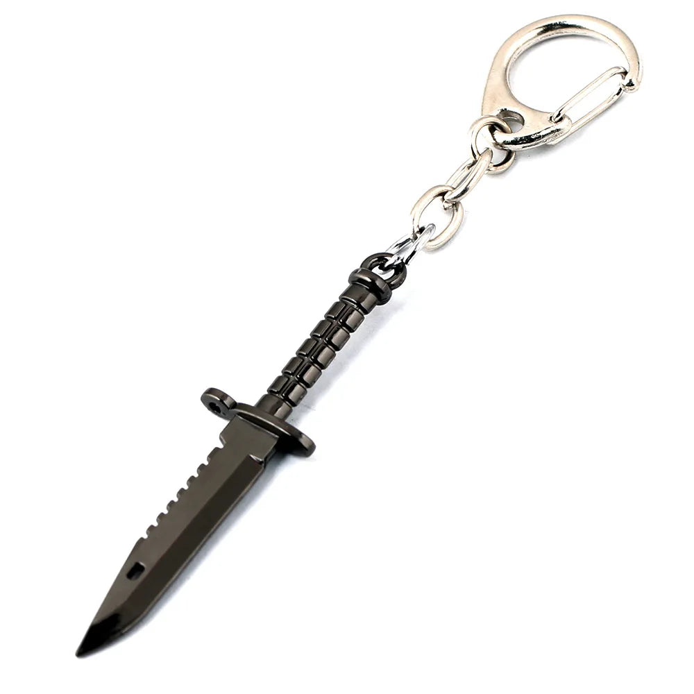 Porte-clés couteau CS:GO Karambit en gris, accessoire de décoration intérieure