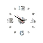 Horloge murale moderne dans un salon avec décoration contemporaine