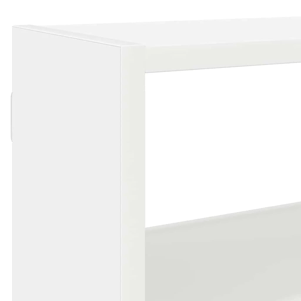 Étagère cube blanche dans un salon moderne