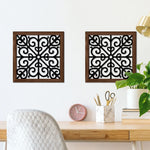 Variantes de couleurs disponibles pour la décoration murale en bois