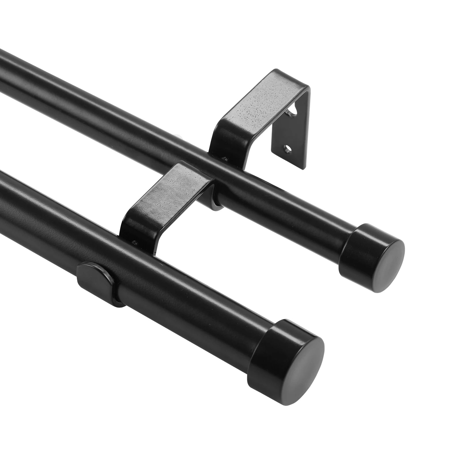 Tringle à rideau double extensible en alliage d'aluminium pour salon