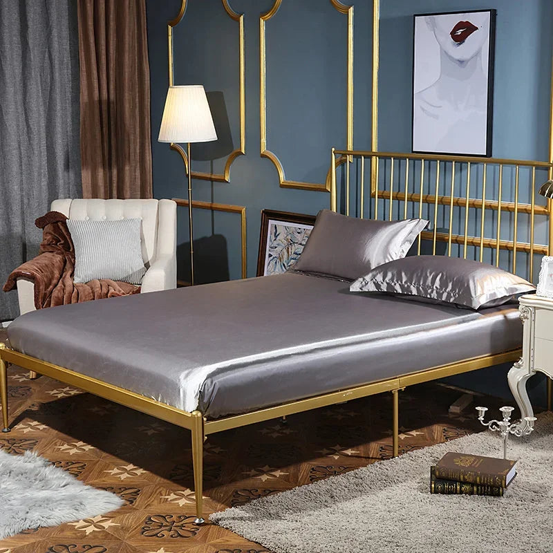Parure de lit soie de mûrier haut de gamme Ombre Interieur