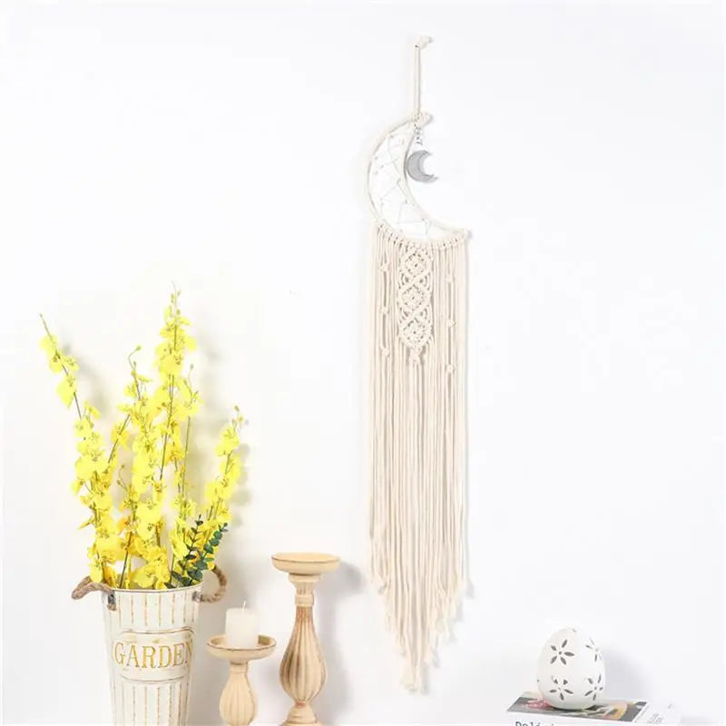 Tapisserie macramé 96cm vue de face