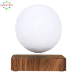 Lampe lune lévitation magnétique 18cm vue de face