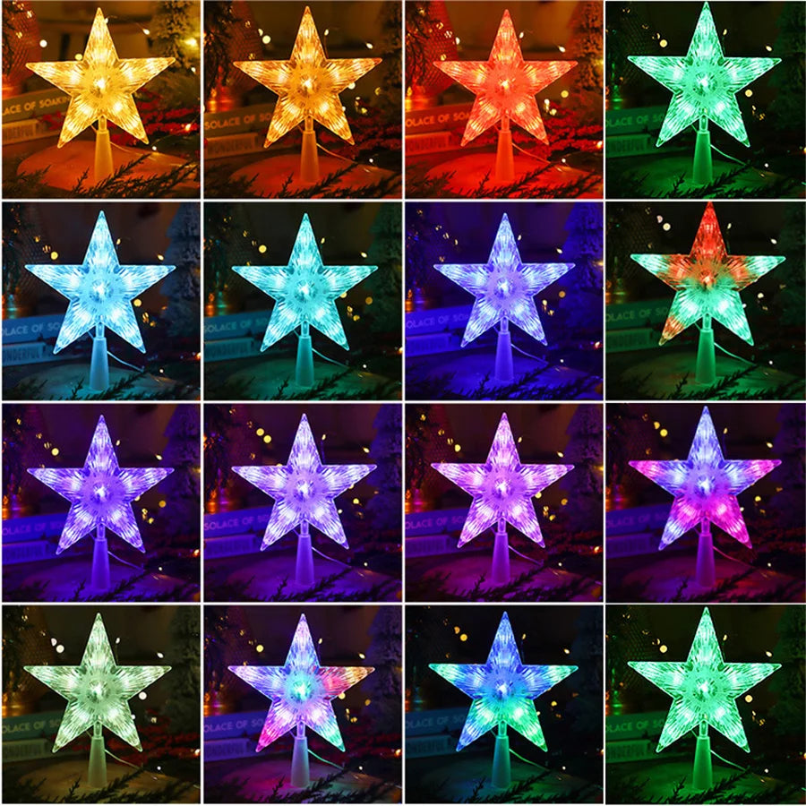 Étoile lumineuse de Noël avec télécommande USB