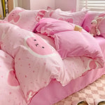Housse de couette 160x200 avec drap plat - vue d'ensemble