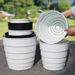 Ensemble de cache-pots Meshpot de différentes couleurs