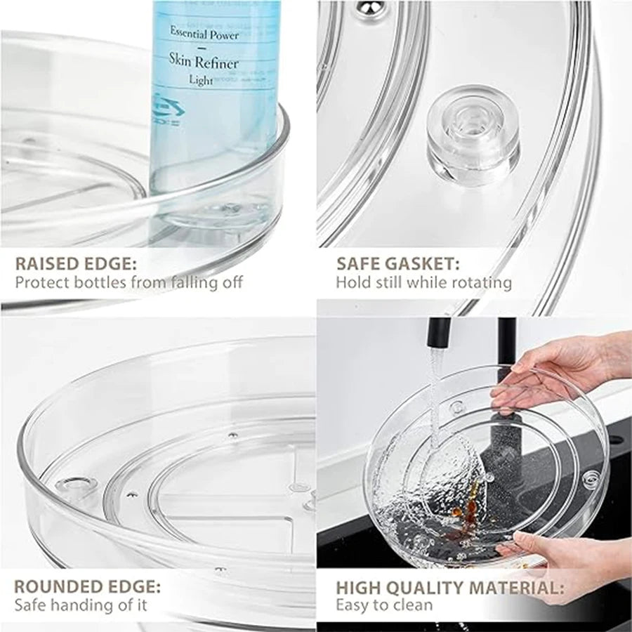 Plateau tournant pour condiments - rotation fluide