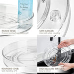 Plateau tournant pour condiments - rotation fluide