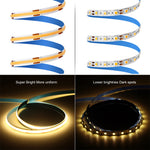 Bande lumineuse COB dimmable avec télécommande