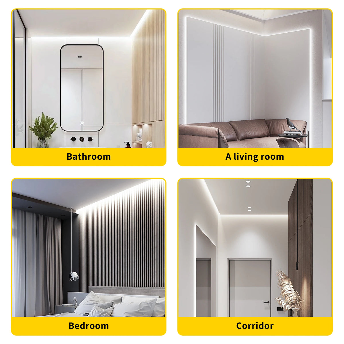 Ruban LED avec interrupteur pour décoration jardin